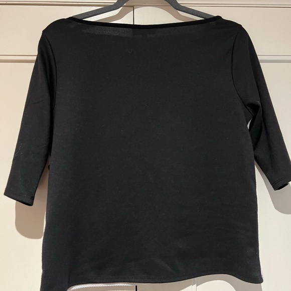 Barneys New York Top, Black And White, T-Shirt Style, Size M - Picture 6 of 6
